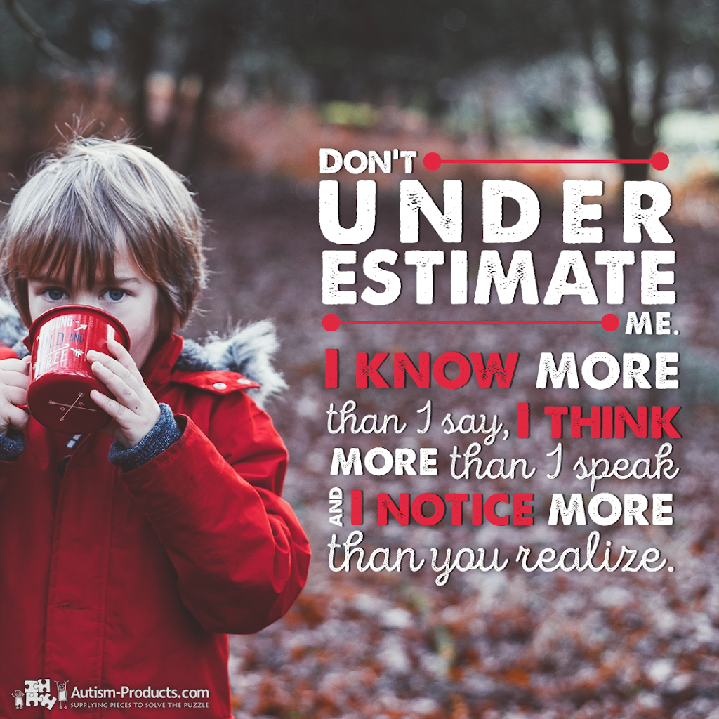 Don’t Under Estimate Me…